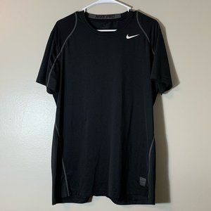 Black Men’s Short Sleeve Nike Pro Dri Fit Shirt